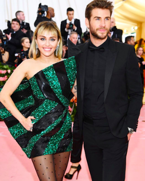 Although Miley Cyrus and Liam Hemsworth ended their relationship in Aug. 2019, this photo of the two remains on Cyrus's Instagram. Courtesy of Miley Cyrus's Instagram